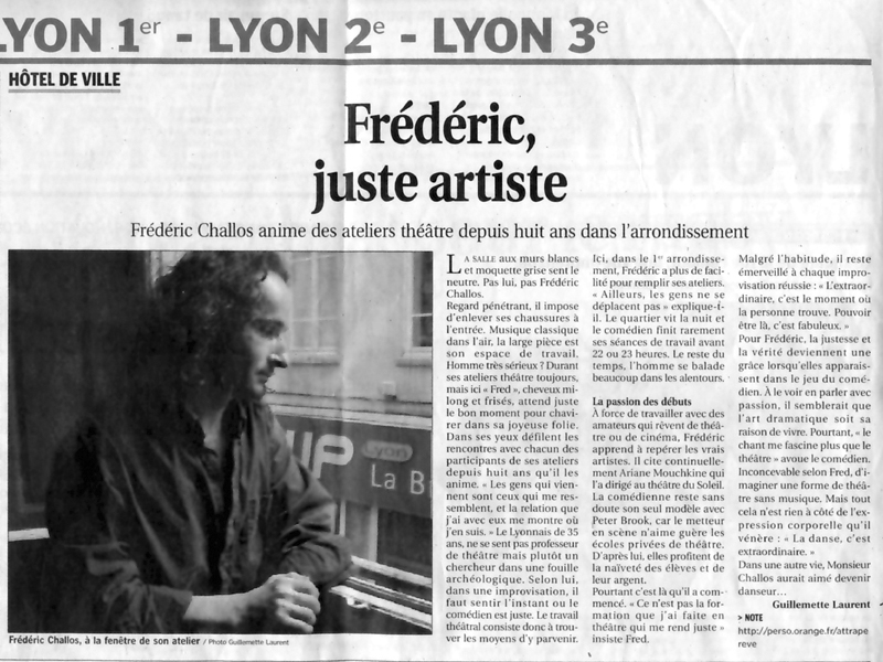 Le Progrès - Article du 17 Août 2007  - Fermer