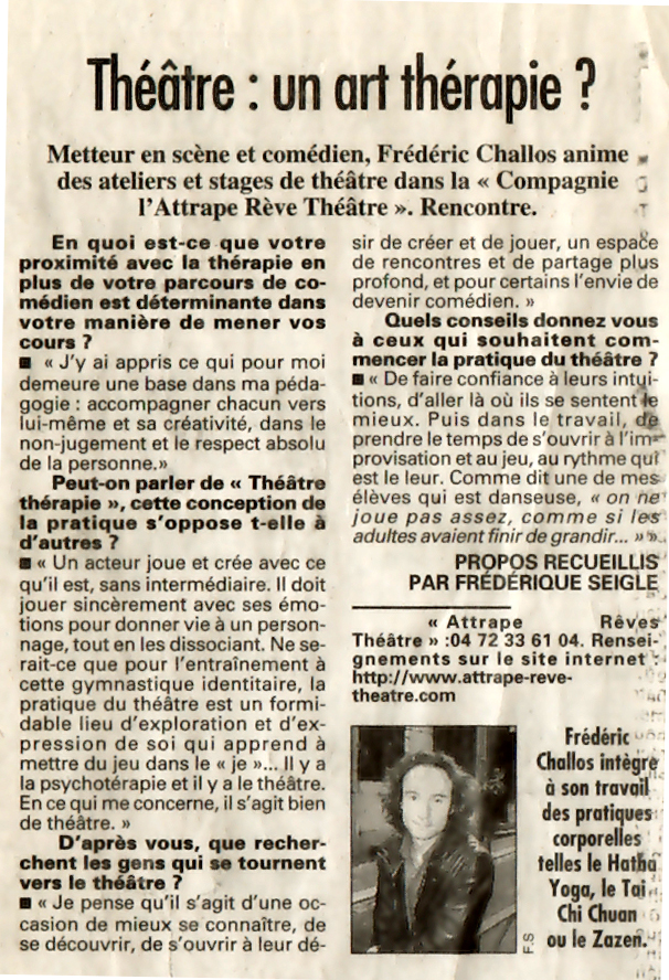 Le Progrès - Article du 24 septembre 2003 - Fermer