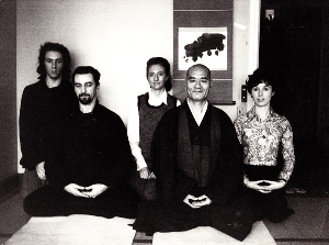 Jorge Donn, Maurice Béjart, Denise Desjardins, Taisen Deshiramru... au dojo de Paris dans les années 70.